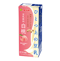 ソイプレミアム　ひとつ上の豆乳　豆乳飲料白桃(200ml×24本)